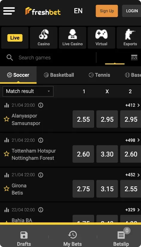 Sport betting